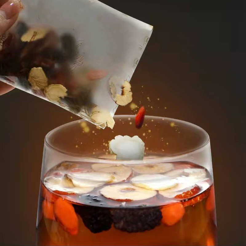 تركيبة شاي الكلى، شاي الجينسنغ، شاي الكنوز الخمسة، شاي الكنوز الثمانية، شاي التمر الأحمر، شاي التوت البري، شاي الرجال، شاي الصحة، تركيبة عشبية من التوت، شاي الصحة