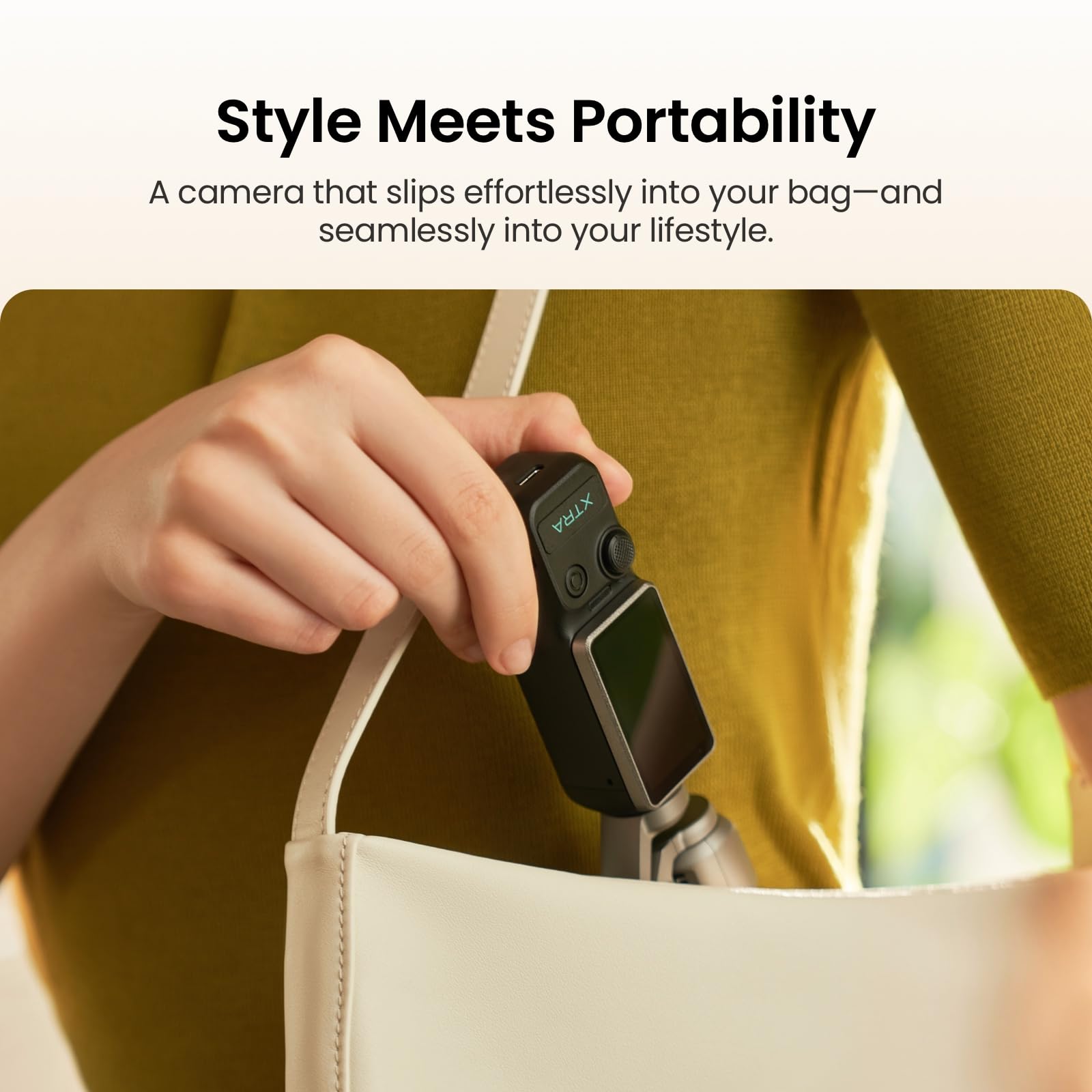 Xtra Muse, Vlogging Camera with 1'' CMOS & 4K/120fps Videos Xtra Muse, Vlogging Camera with 1'' CMOS & 4K/120fps Videos