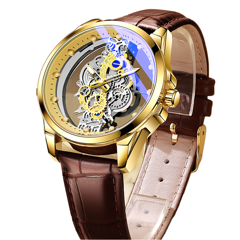 ساعة هيكلية ميكانيكية فاخرة - فن الهندسة على معصمك (إصدار محدود)